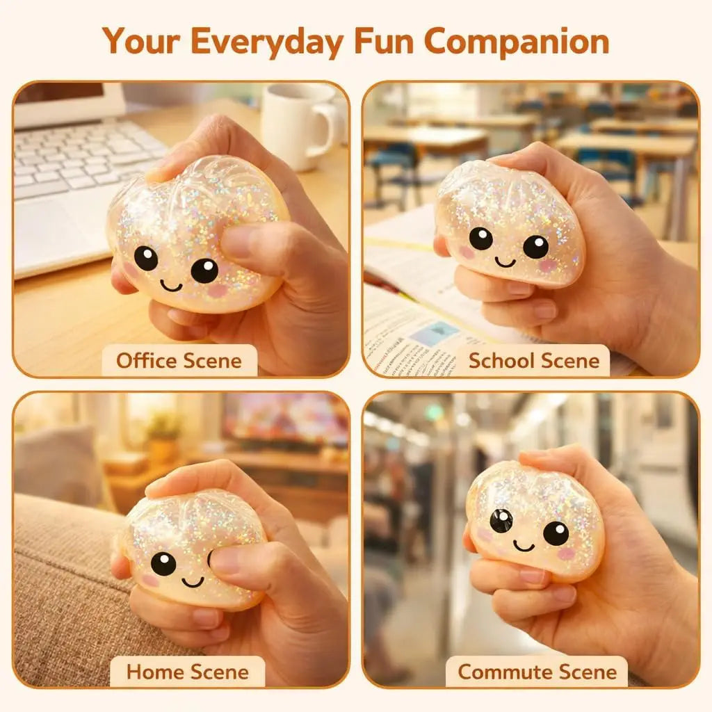 Colorful Stress-Relief Dumpling Toy